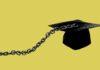 graduation cap with chain