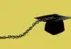 graduation cap with chain